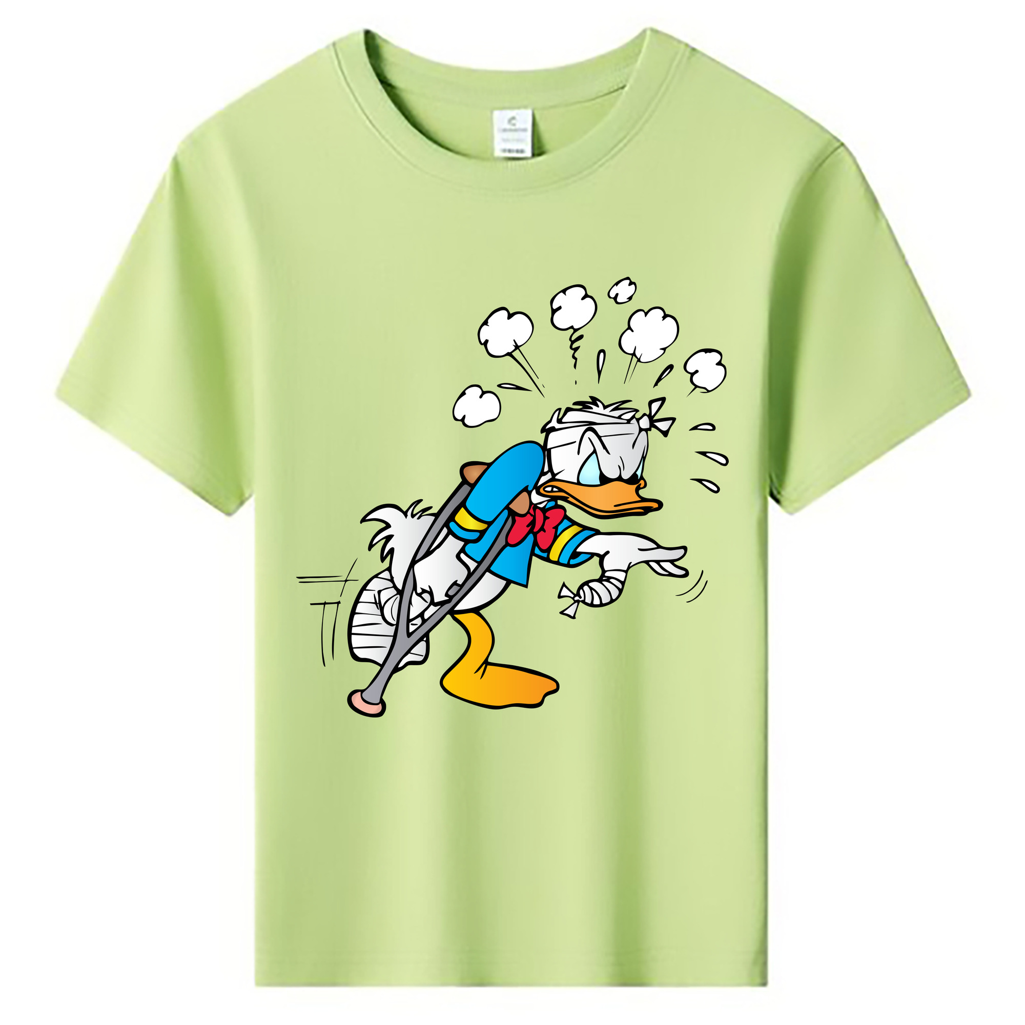 ミッキーマウス Mickey Mouse 綿100％キッズTシャツ（フロントプリント）